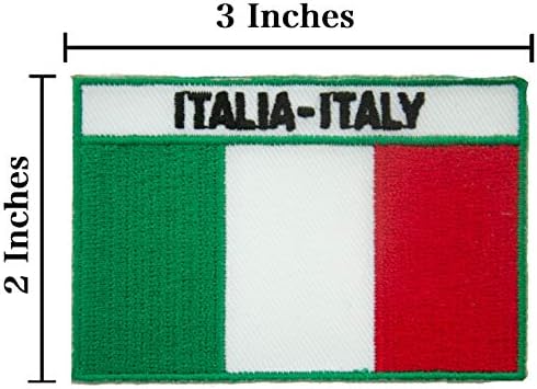 Апликация във формата на щит с наклоняющейся кула на Пиза + нашивка с флага на Италия и на жени на ревера, нашивка с