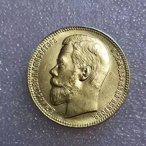Старинни Занаяти Русия 1908 Бронзови Чуждестранни Възпоменателни Монети Сребърен долар #1378