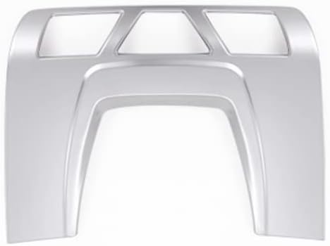 Eppar Нова Защитно покритие лампа за четене, която е съвместима с BMW X6 F16 2015-2019 (сребрист)