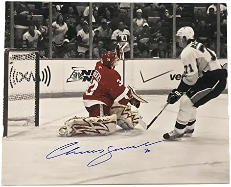 КРИС OSGOOD Подписа Снимка 16x20 Детройт Ред Уингс - 79233 - Снимки на НХЛ с автограф