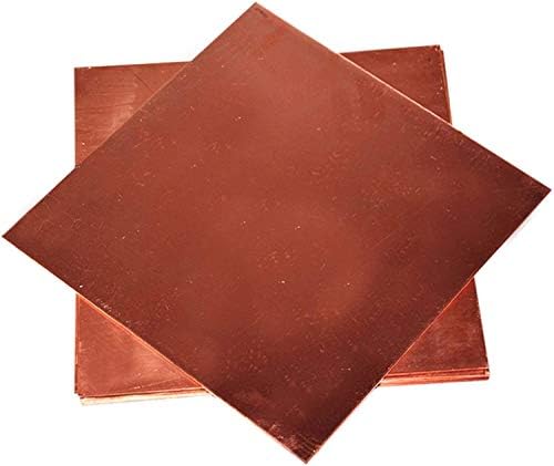 Месинг лист HUILUN Мед метален лист Фолио табела 200x300x0,8 мм Вырезанная Медни метална плоча Месингови плочи (Размер: 200x300x1,5 мм)