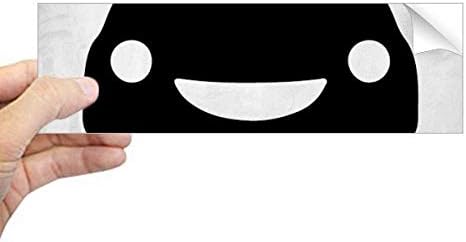 DIYthinker Усмихнато лице Енергийни Превозни Средства Защита на Околната Среда Правоъгълна Стикер Върху Бронята на Стикер На Прозореца Лаптоп
