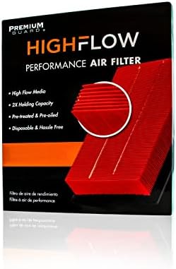 Върховният Еднократна Въздушен филтър на двигателя HIGHFLOW PA5703X С Предварителна смазка | Подходящ за Nissan Altima