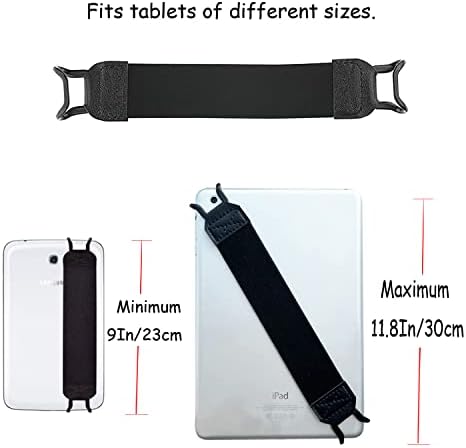 Zupara Star 2 бр Титуляр за ръчно каишка за iPad, държач за ръчен каишка за таблет, писалка за iPad с трайно еластична