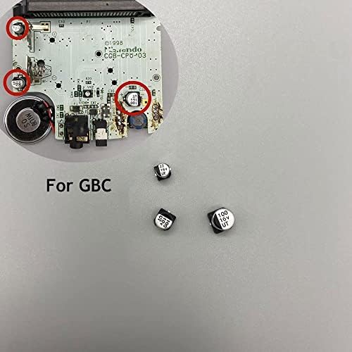 Нови Резервни Части за кондензатори на дънната платка за Gameboy Color Advance Pocket Light GBA SP GBC GBP GBL (за GBC)