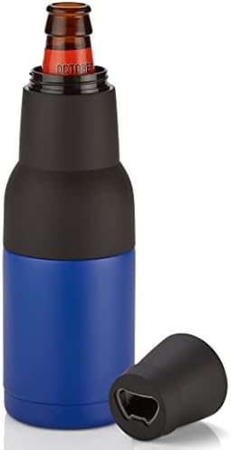PARNOO 3 в 1 - Охладител за бутилки и кутии от напитки /Бира / с бутилка отварачка за бира, с двойна вакуумна изолация