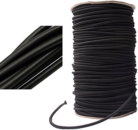 ZHONGJIUYUAN 1 ролка (55 ярда, 3 мм) Еластична нишка, еластичен кабел, шевни изделия, конци, за производство на бижута,