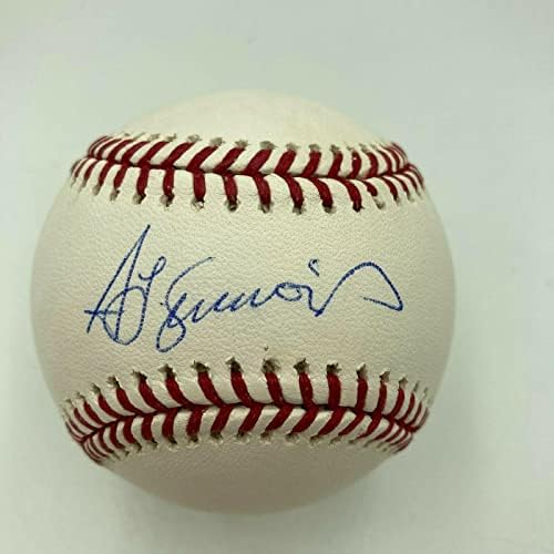 Тед Симънс Подписа Автограф Официален Представител на Мейджър Лийг Бейзбол JSA COA - Бейзболни Топки с Автографи