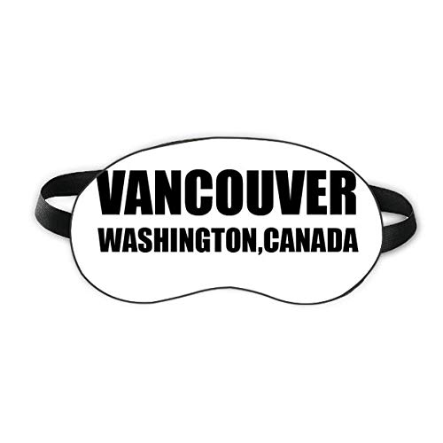 Ванкувър Вашингтон Канада Град Държава Защитна маска За очи За Сън Мека Нощна Превръзка На очите Козирка