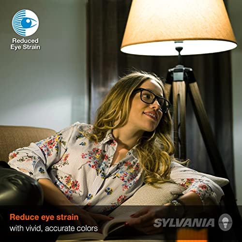 Led лампа Sylvania за намаляване умората на очите A21, 3-Лентови, 40 W / 60 W / 100 W, 13 години, с регулируема яркост,