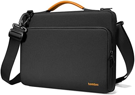 Защитна чанта за лаптоп tomtoc 360 през рамо за 13-инчов MacBook Air M2/A2681 M1/A2337 2022-2018, 13-инчови MacBook Pro M2/A2686 M1 / A2337 2022-, Водоустойчива чанта за носене на аксесоари за лаптоп