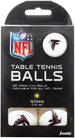 Топки за тенис с лиценз Franklin Sports Team - Топки за тенис на маса отбор NFL - Официални лога и цветовете на отбора