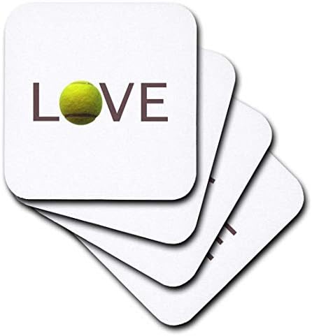 3. Начертайте Обичам надпис на Зеления тенис топката от играч O. Sport, играющего в Хоби - Меки подложки, комплект от