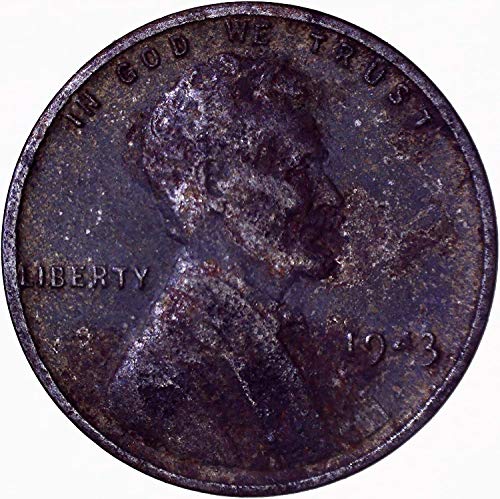 1943 стомана Lincoln пшеничен цент 1C панаир