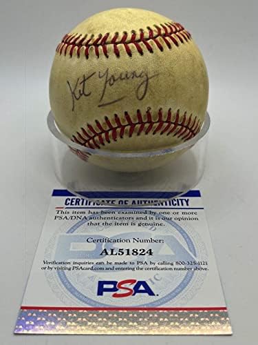 Кийт Млад Дилър на Бейзболни Картички С Автограф от Официалния Представител на MLB Бейзбол PSA ДНК - Бейзболни Топки