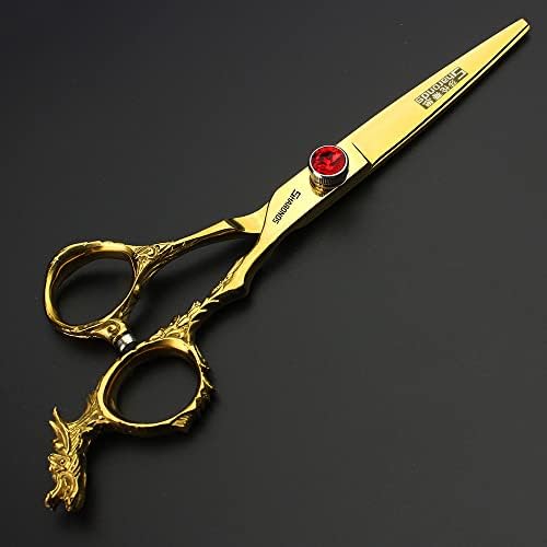 6 инча 440c лилаво професионални фризьорски ножици фризьорски салон фризьорски инструмент за рязане и изтъняване на косата (пълен комплект) (6 инча 3 бр.-B)