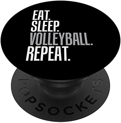 Волейболна фланелка Eat Sleep Repeat Cool за играчите в Воллибол PopSockets с възможност за смяна на PopGrip