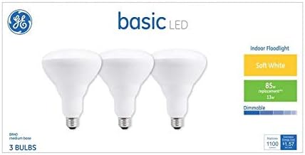 GE Basic 3-Pack Еквивалента на 85 W С регулируема яркост 2700K Топло Бяла Led Лампа R40 с регулируема яркост 46309