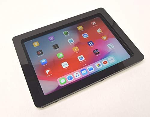 Защитен акрилни калъф TABcare за iPad Pro 12.9 3-то поколение (издание на 2018 г.) за павилион, POS, магазин, демонстрация на дисплея. Часове време (Монтиране на стена, прозрачни)