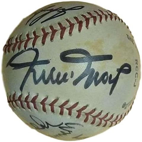 Бейзболни топки с автографи на Залата на славата и звездите (Били Мартин, Мейс +6) 12436 JSA X32114 - Бейзболни топки с автографи