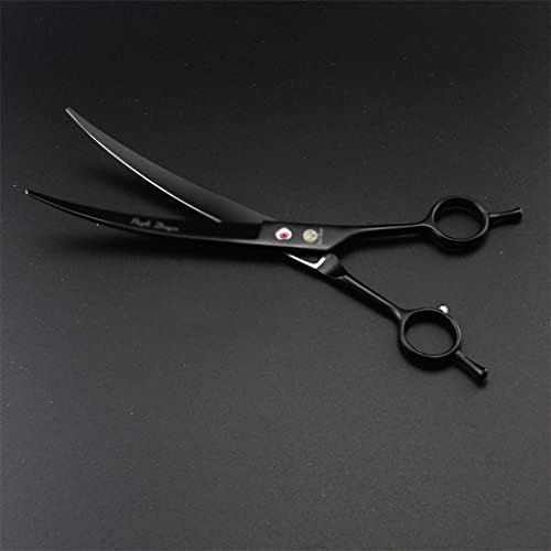 Ножици за грижа за кучето CXDTBH 8,0 см, професионални ножици за филировки с остри ръбове, стоманена четка за коса
