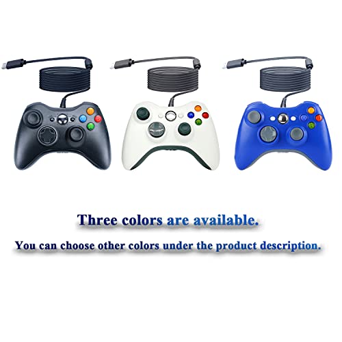 ОСТЕНТ Кабелен USB Кабел, Контролер за конзолата на Microsoft Xbox 360, PC Компютърна Видеоигра - Син Цвят