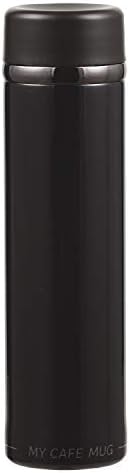 Перламутровая Метална чаша-бутилка Черно, 13,5 течни унции (400 мл), Чаша, My Cafe Compact HB-4865