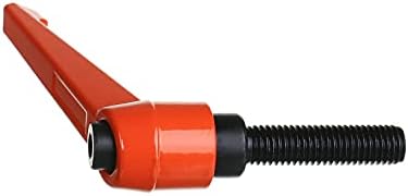 Aicosineg M10 Външна Резба Дължина 40 мм Оранжево Алуминиев Регулируем Лост за Затягане дръжки 2 елемента (Без шайби)