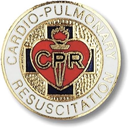 Значка с емблемата на Престижната медицина, CPR (Сърдечно-Белодробна реанимация)