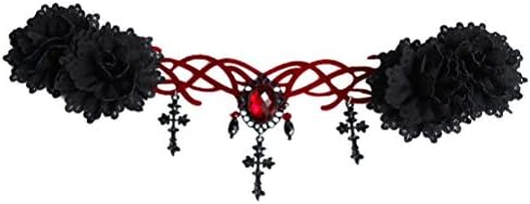 Хелоуин, готическия прическа в стил Лолита, веригата на челото, еластична лента за коса, прическа с кръст за cosplay