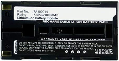 Батерия за цифров принтер Synergy, съвместими с вашия принтер, Oneil Apex 4и, (литиево-йонна, 7,4 В, 1800 mah) голям