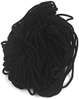 Еластичен кабел 1/8 инча, высокопрочные въжета за ушни мивки, ремък за шиене със собствените си ръце (жълто, 50yds)