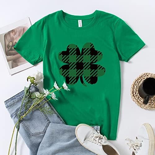 Тениска Лято Есен Облекло За Момичета, Модни Памучен Тениска с Кръгло Деколте и Къси Ръкави и Графичен Дизайн на Тениска