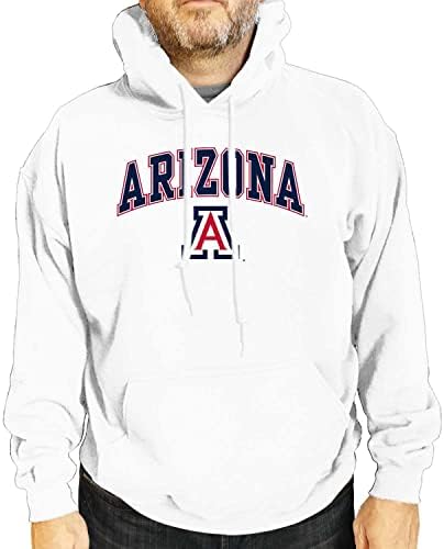 Цвят Корпус С Дълъг Ръкав NCAA Adult Arch & Logo Gameday Унисекс Hoody с качулка