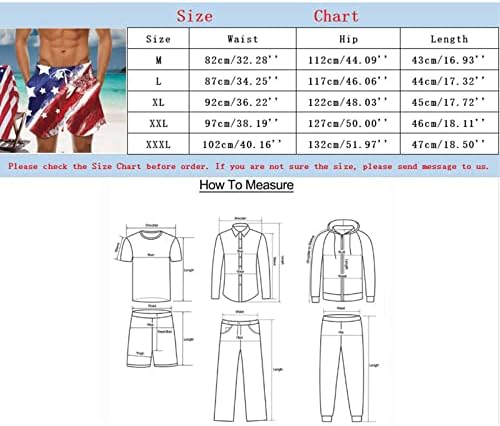 Bmisegm Летни Къси Панталони за Мъже, Мъжки Модни Ежедневни Летни Шорти Ден на Независимостта, 3D Печат, Дишаща Мрежа