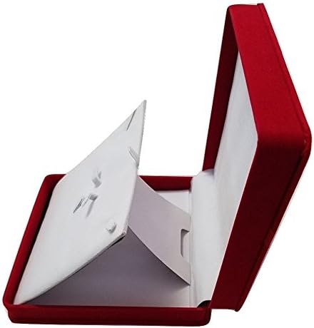 Подарък кутия JM Future Velvet Set за Бижута, Колие/Обеци/Гривна, X-Large, Червена