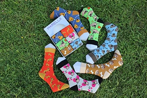 Комплект Унисекс чорапи MORELLA, 4 и 6 Двойки, Въздушни Дизайнерски Чорапи за мъже и Жени, райе