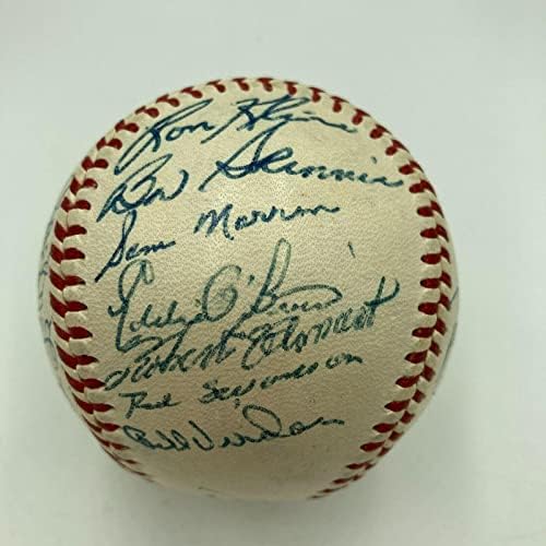 Прекрасен Роберто Клементе 1956 Екипът на Питсбърг Пайрэтс Подписа бейзболен договор JSA COA - Бейзболни топки с автографи