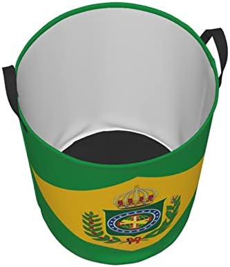 Флаг Бразилската Империя, Кошница За дрехи Кръгла Чанта За Дрехи, Сгъваема Кошница За Бельо За Спалня Кошница За Баня