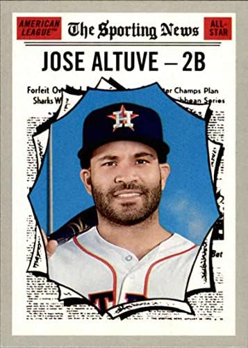 Бейзболна картичка 2019 Topps Heritage 353 Хосе Алтуве Хюстън Астрос