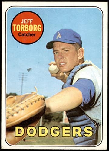 1969 Топпс 353 Джеф Торборг Лос Анджелис Доджърс (Бейзбол карта) VG/БИВШ Доджърс
