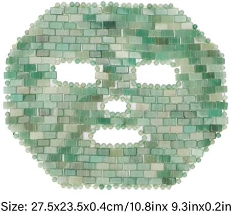 Спален калъф Demeras Jadestone За лице, Масажи, Грижи за кожата от Жадеитового камък, Снимающий Подуване на лицето (Зелен)