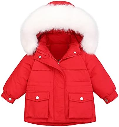 Комплект Sikye, зимен пуловер за малки момичета и момчета, Плътно Топло пуховое палто с цип, с качулка, Пухени Папагали,