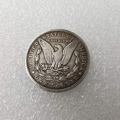 1885 Череп Скитник Сребърно Покритие Монета Морган Сребърен Долар Сребърна Кръгла Копирни За Събиране На Подаръци