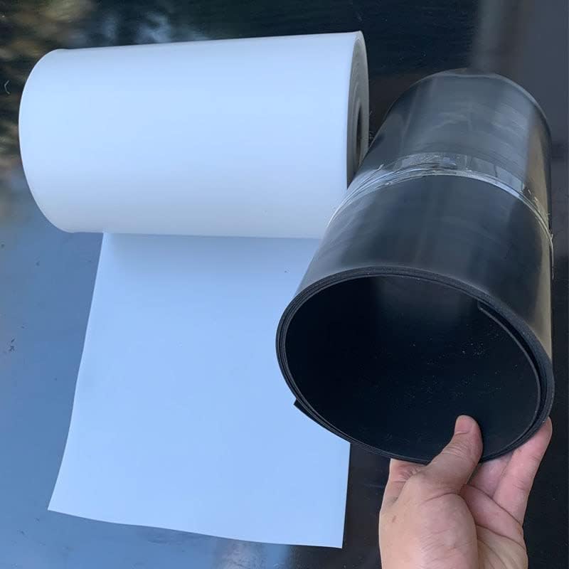 Бяла катушечная филм от PTFE, черен пластмасов лист от PTFE, завъртане плоча от PTFE. - (Цвят: бял, дебелина: 0,2x300x1000