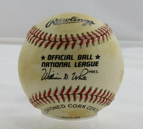 Джейсън Исрингхаузен Подписа Автограф Rawlings Baseball B112 II - Бейзболни Топки с Автографи