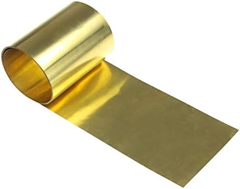 Z Създаване на Дизайн Латунная плоча на Месинг Златен лист Фолио Фолио Табела H62 Дебелина 0,8 мм, дължина 1000 мм /