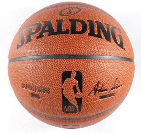 2019-20 Реджи Джаксън 1 Пистънс Подписа Баскетболни Топки Spalding NBA Auto Panel с автограф Баскетболист