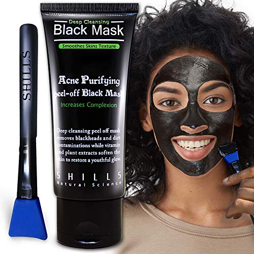 Черна маска SHILLS с дървени въглища, За премахване на черните точки, За контрол на дълго, За почистване на кожата, Почистване