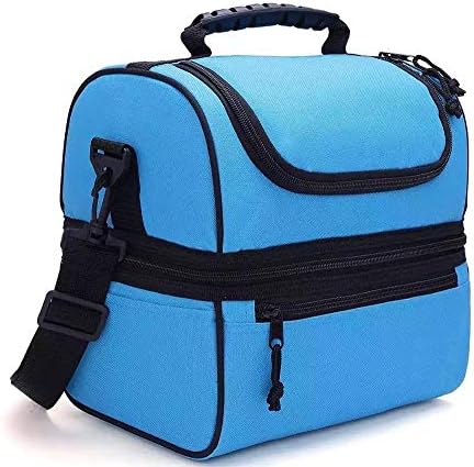 Чанта–хладилник Outrav Blue с мека изолация за обяд – Мека Сгъваема Запечатани чанта-тоут За къмпинг, пикници и за пътуване